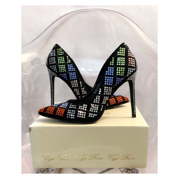 Euc Vigo Fiore Colored Rhinestone